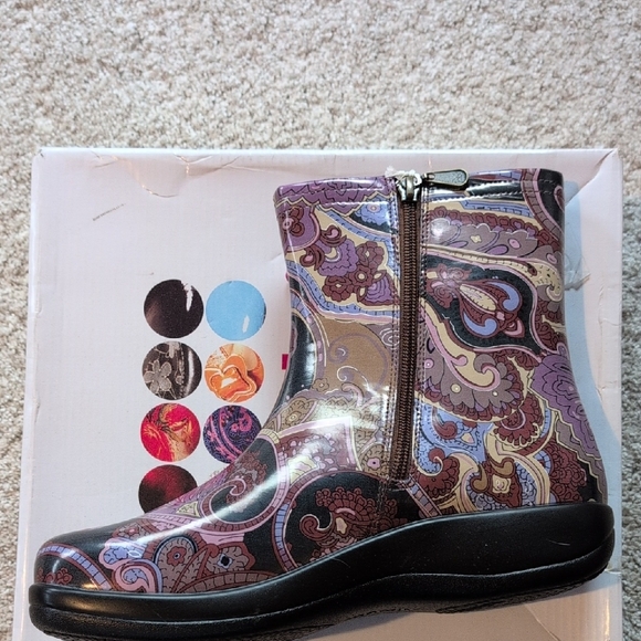 Alegria Multicolor Paisley Boots - Picture 4 of 4